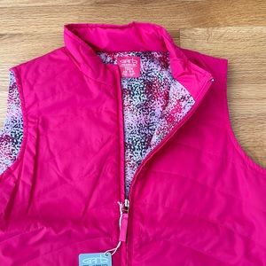 Garb golf vest hot pink Teen 13-14 NEW with tags